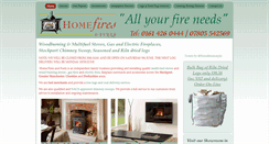 Desktop Screenshot of homefiresandfuels.co.uk